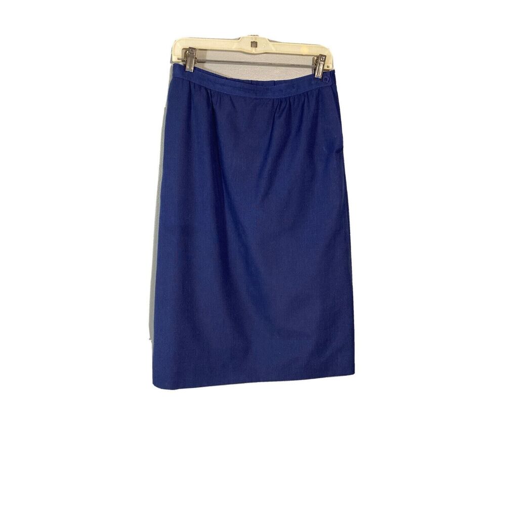 Pendleton Skirt Silk Blend Size 12 Country Sophisticates Blue‎ Portland Oregon